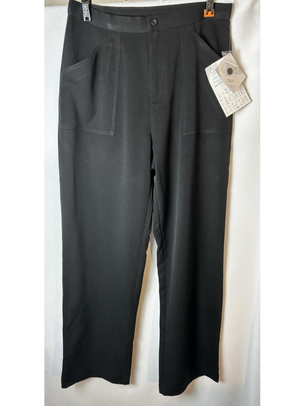 Dialogue Women's Black Straight Leg Dress Pants  Size 10   NWT
